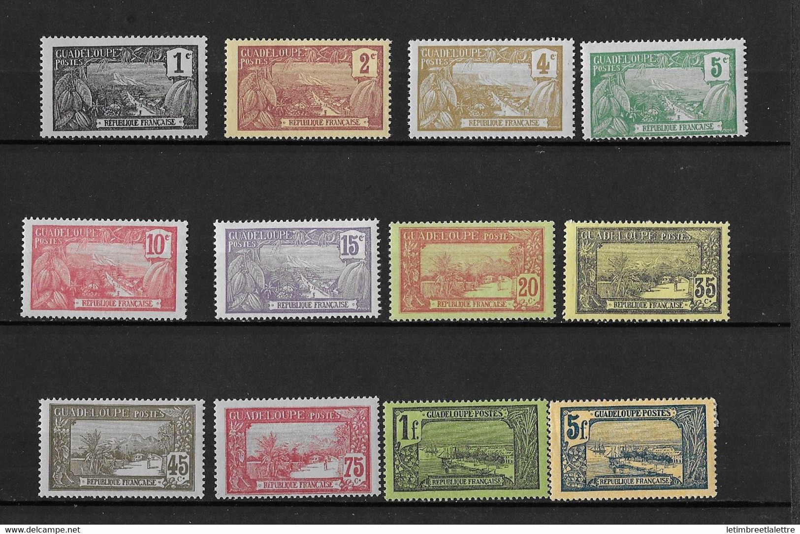 ⭐Guadeloupe  N° Y.T N 55 à 71**sans Les 62-63-65-67-70, Neuf Sans Charnière ⭐ - Unused Stamps