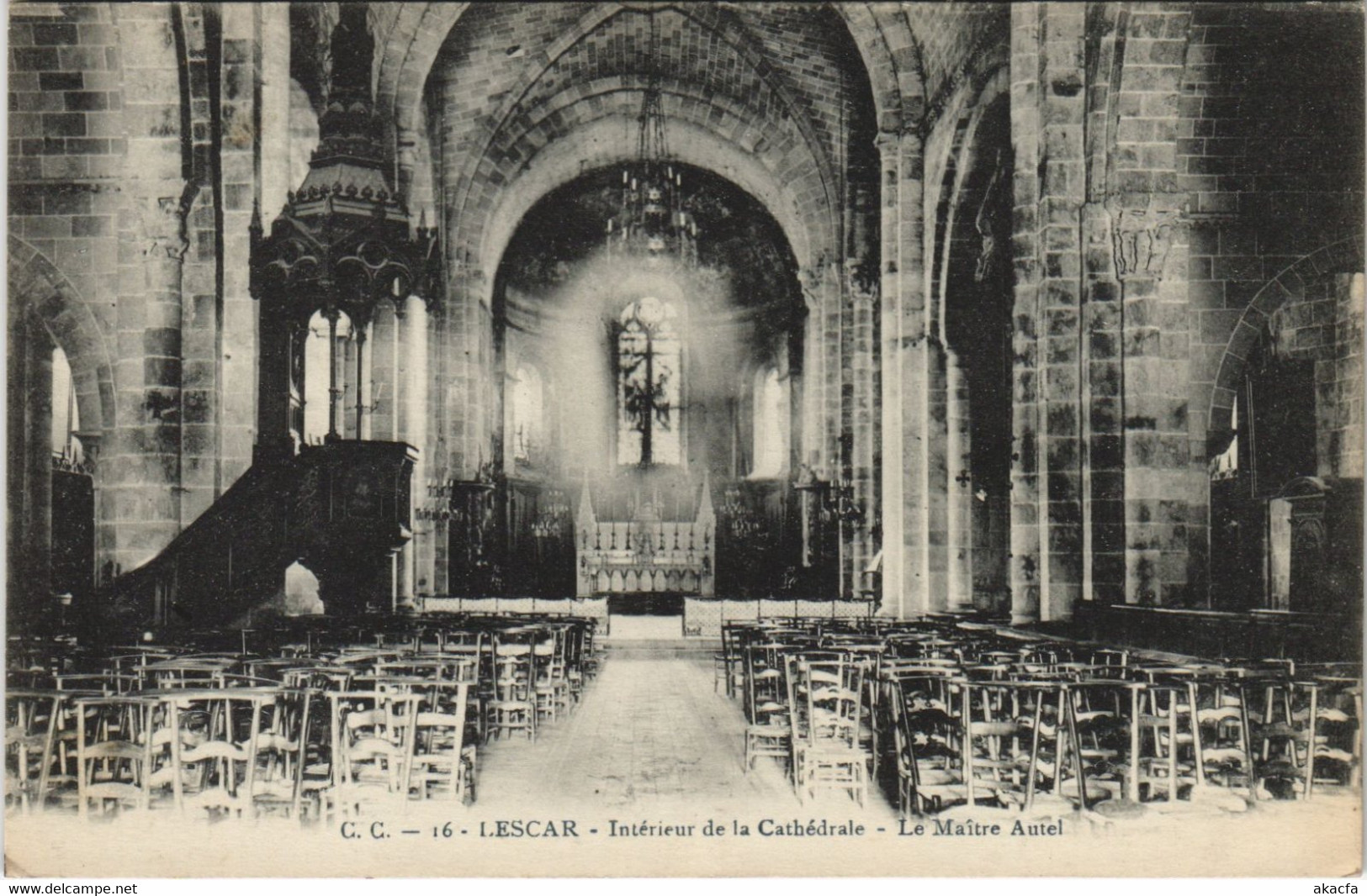 CPA LESCAR Interieur De La Cathedrale - Le Maitre Autel (1142940) - Lescar