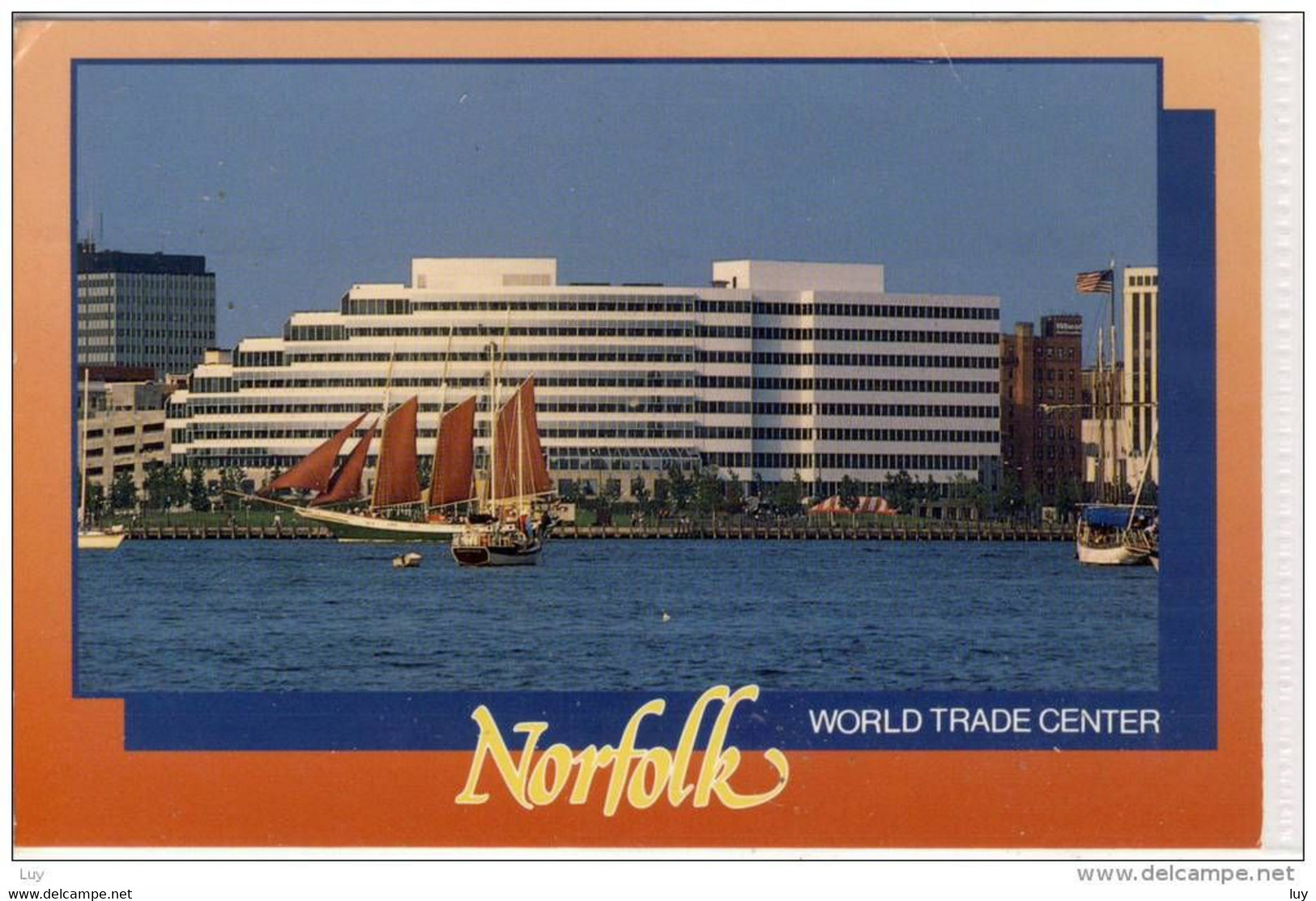 NORFOLK Virginia WORLD TRADE CENTER, NICE STAMP, 1993, PU - Norfolk