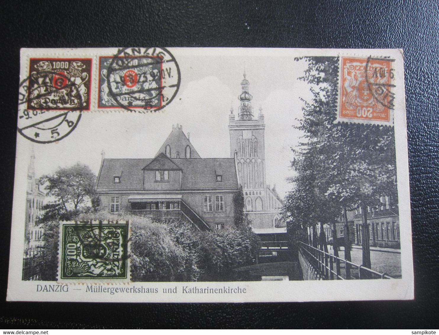 E- Carte Postale Allemagne Danzig Millergewerkshaus Und Katharinenkirche - Altri & Non Classificati