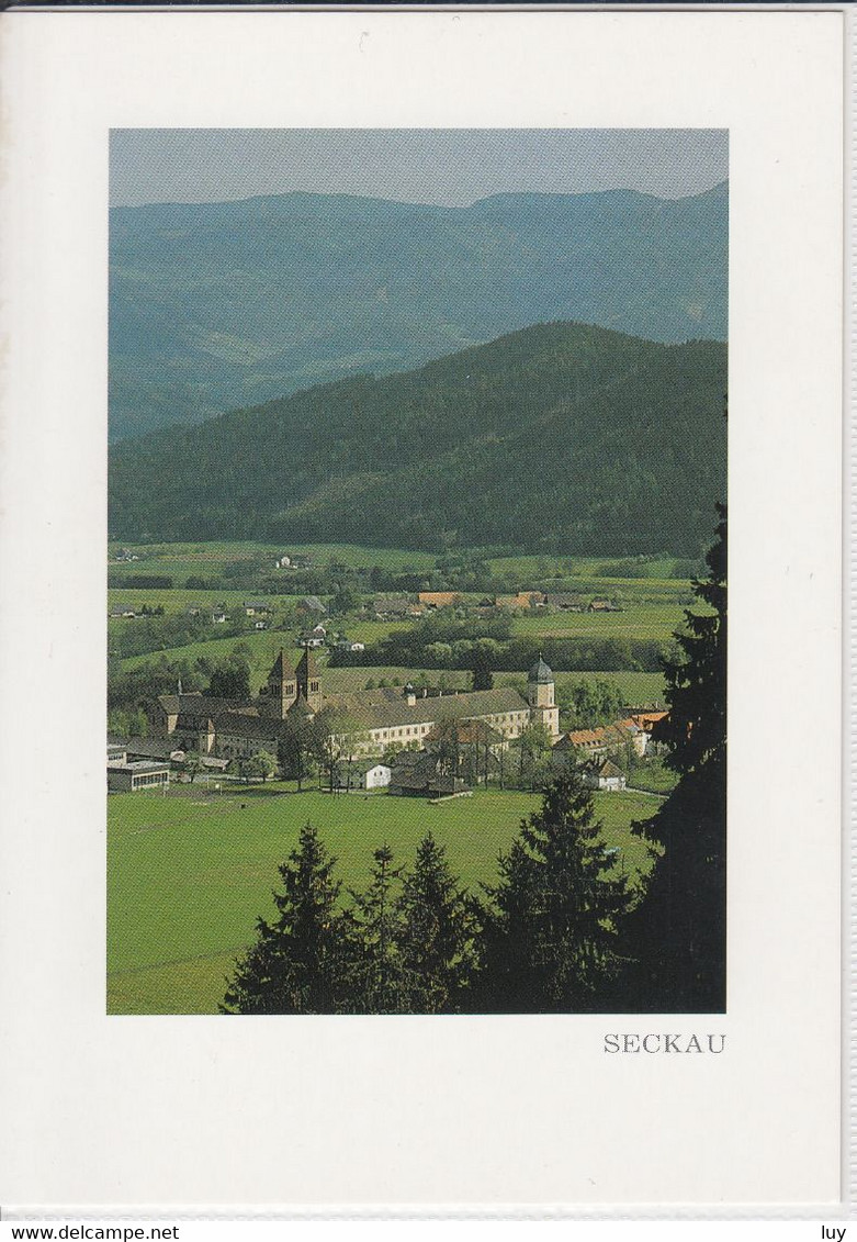 SECKAU - Panorama M. Benediktinerabtei - Seckau