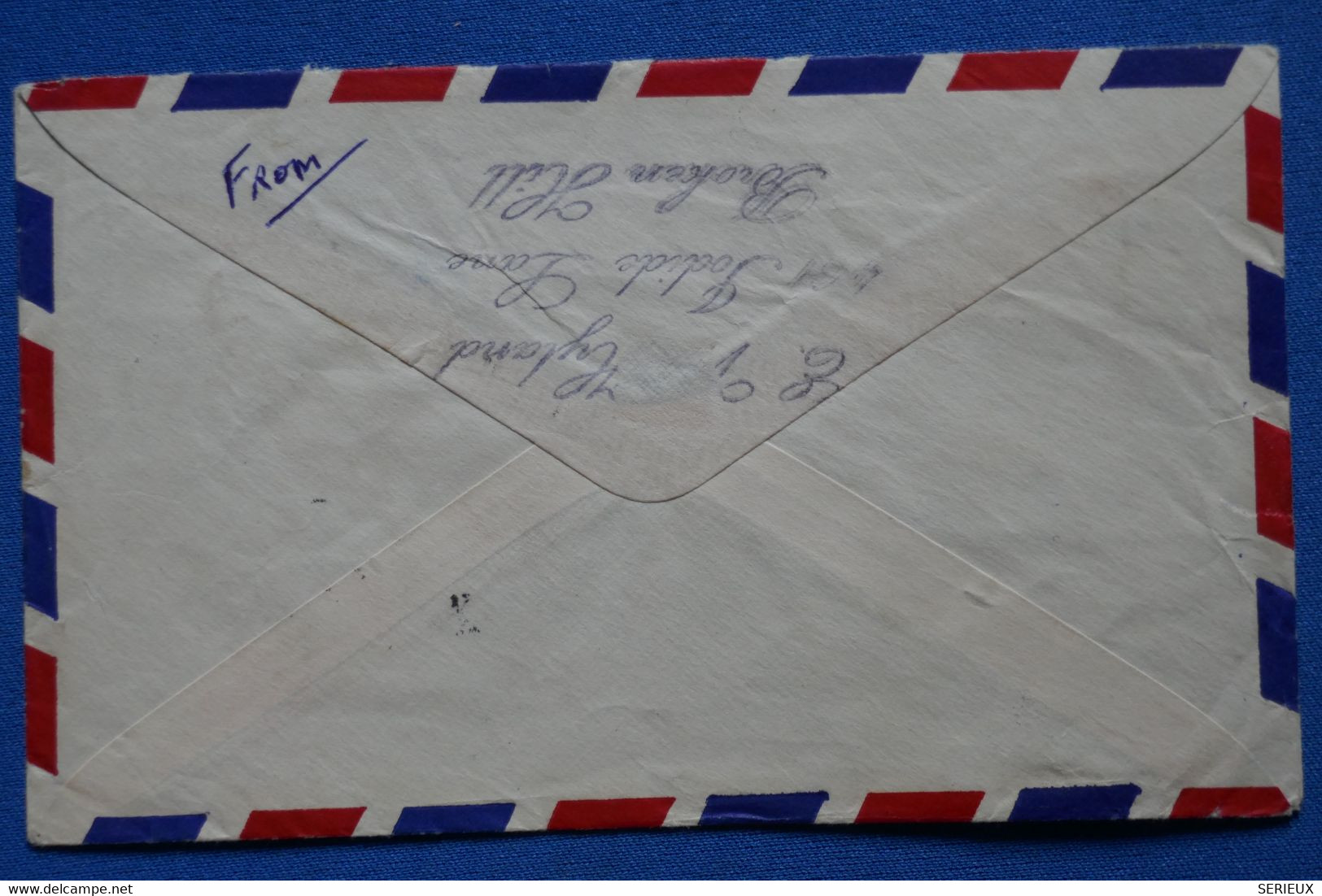 V12 AUSTRALIA BELLE LETTRE 1957 PAR AVION BROKEN POUR  MAURITIUS 3 PAIRES DE T.P   + AFFRANCH. INTERESSAN - Storia Postale