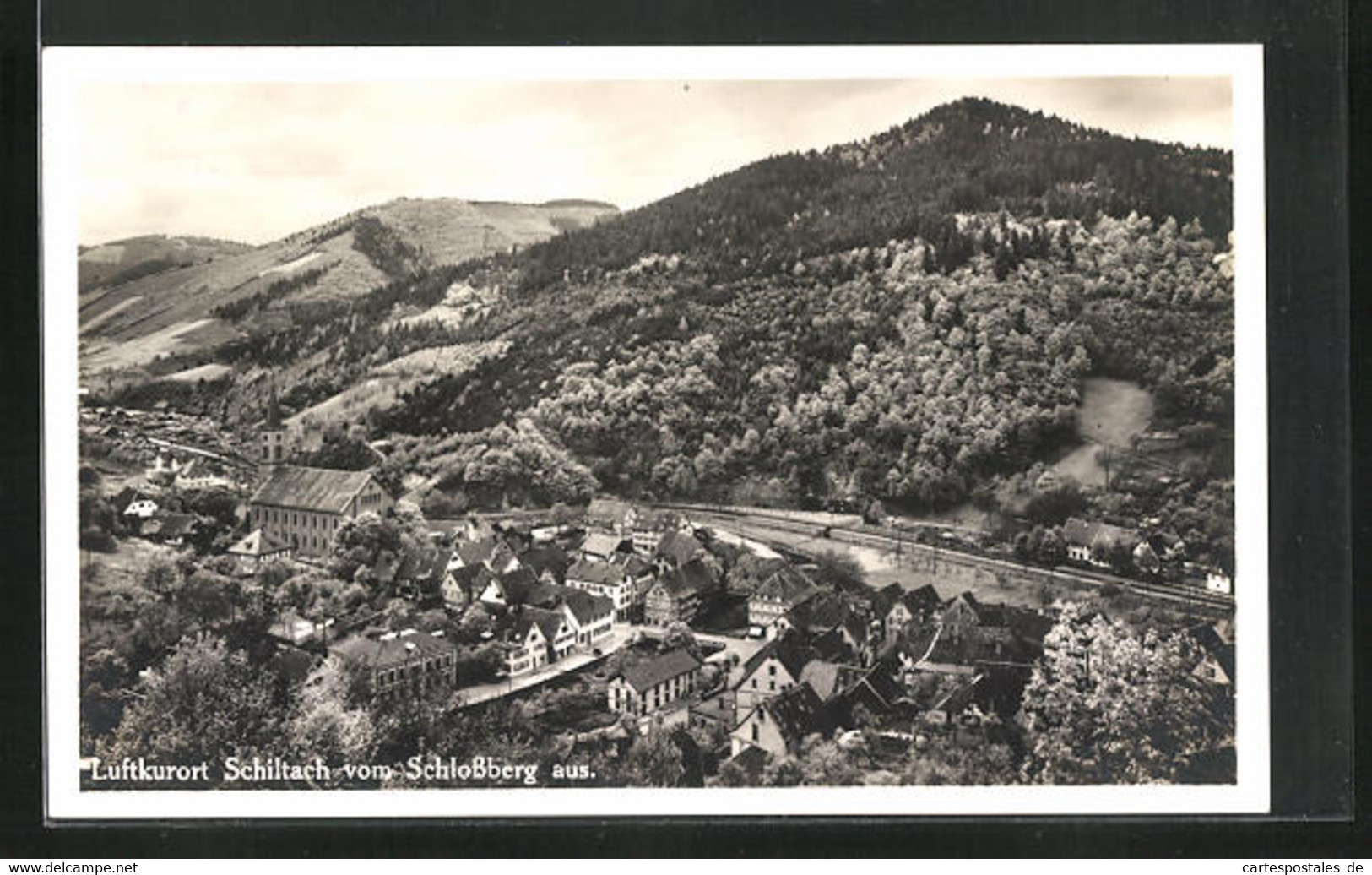 AK Schiltach, Ortsansicht Vom Schlossberg Aus - Schiltach