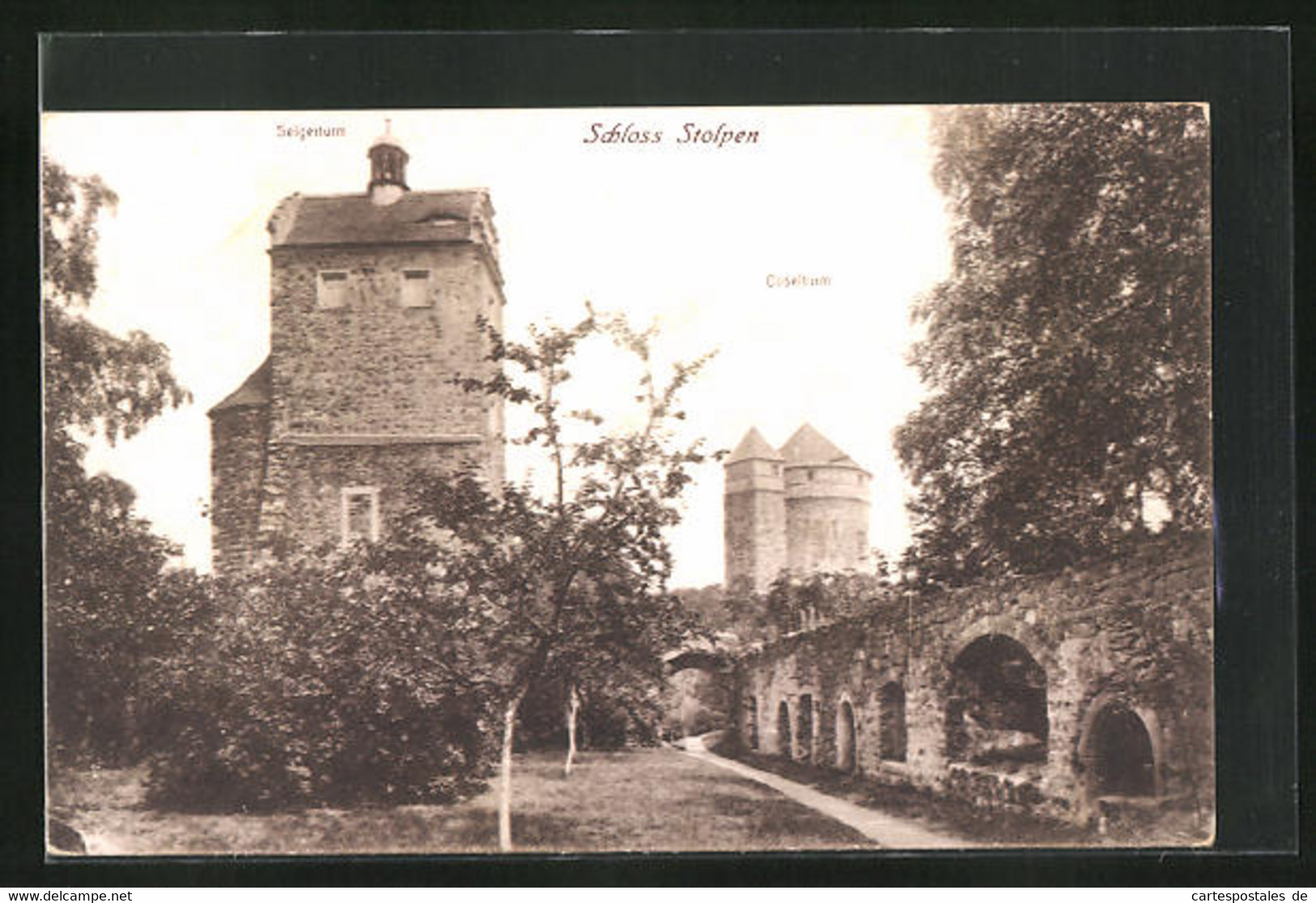 AK Stolpen, Seigerturm, Schloss Stolpen, Coselturm - Stolpen