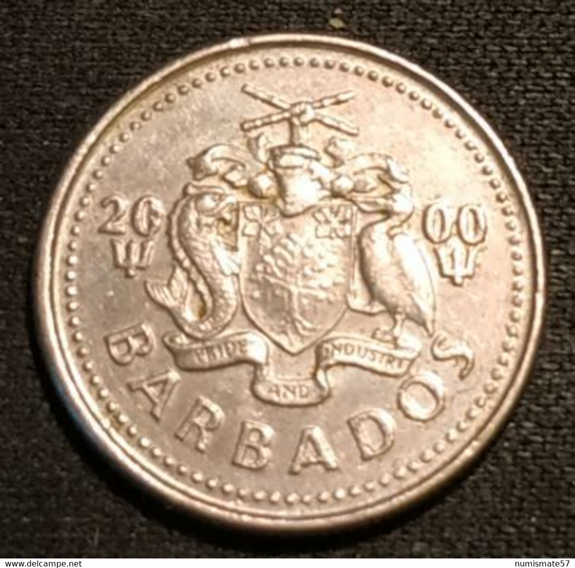 BARBADE - BARBADOS - 10 CENTS 2000 - KM 12 - Barbados (Barbuda)