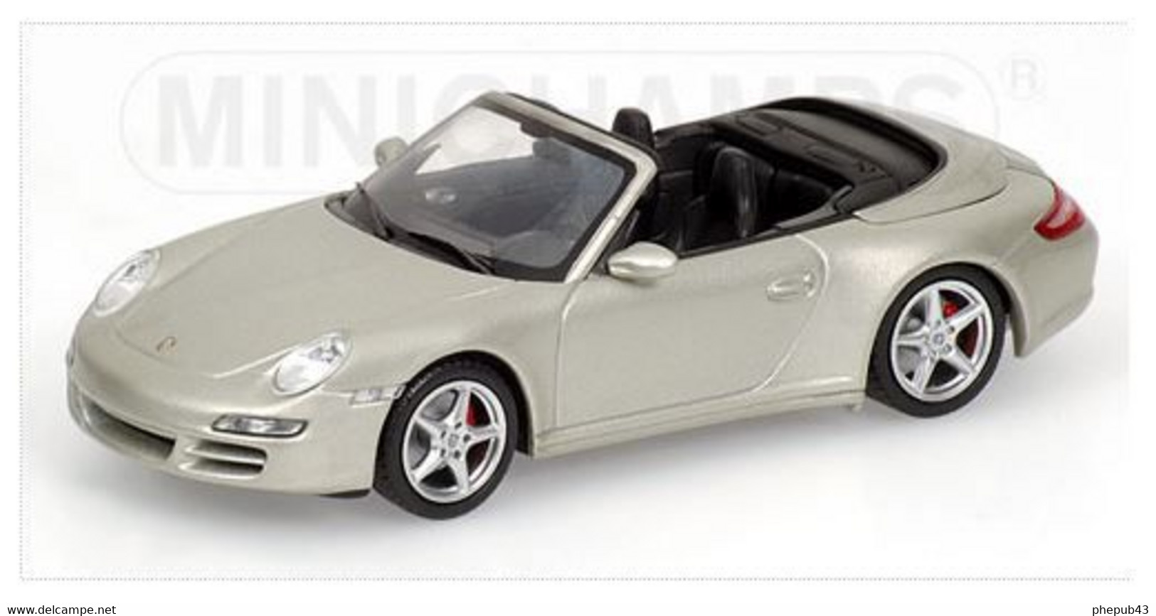 Porsche 911 Carrera 4S Cabriolet - 2005 - Silver - Minichamps - Minichamps