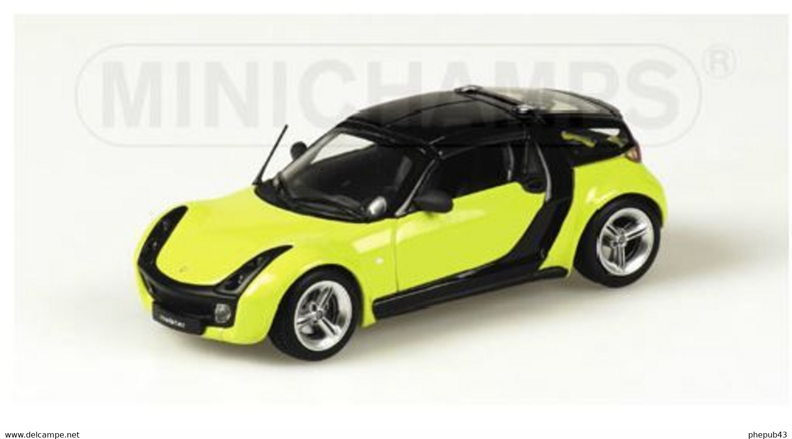 Smart Roadster Coupé - 2003 - Yellow - Minichamps - Minichamps