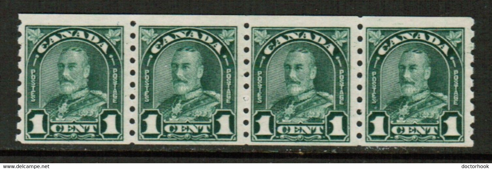 CANADA  Scott # 179** VF MINT NH STRIP Of 4 (Stamp Scan # 783) - Rollen