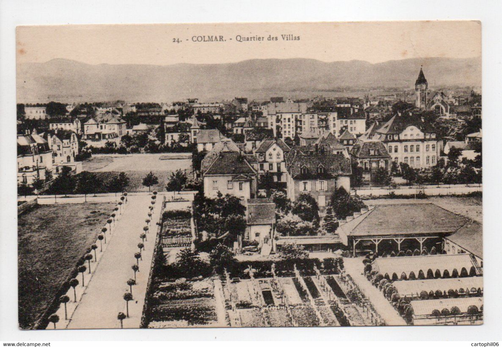 - CPA COLMAR (68) - Quartier Des Villas - Editions La Cigogne N° 24 - - Colmar
