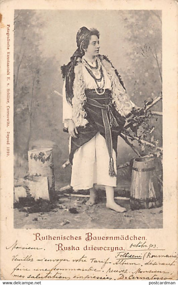 Ukraine - Ruthenian Peasant Woman - Ed. E. V. Schiller - Oekraïne