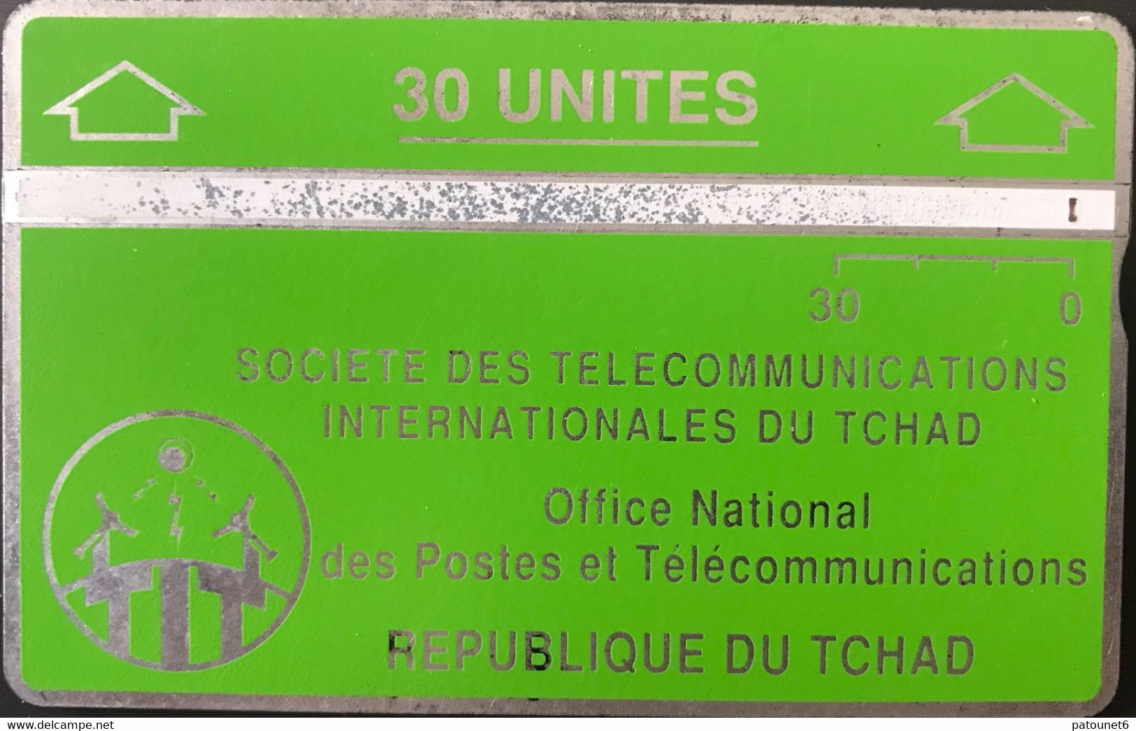 TCHAD  -  Phonecard  -  L&G  - 30 Unités -  Verte -  N° 004C - Tschad