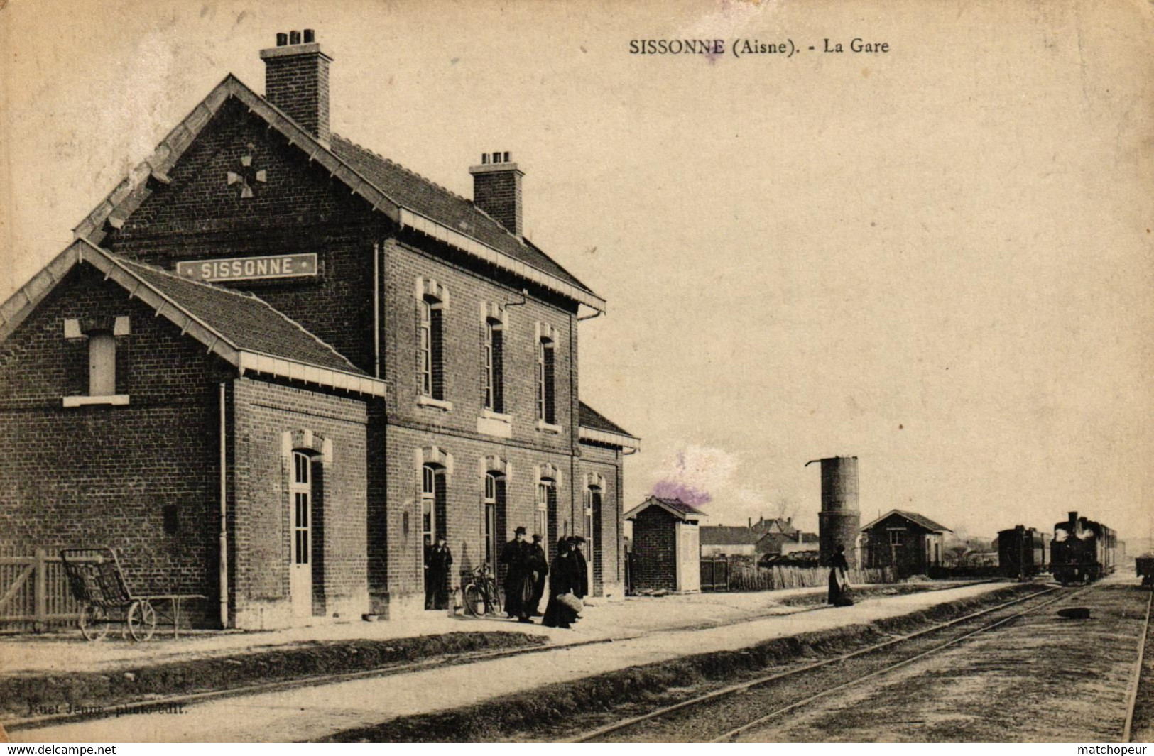 FRANCE - 02 - SISSONE - La Gare - Sissonne