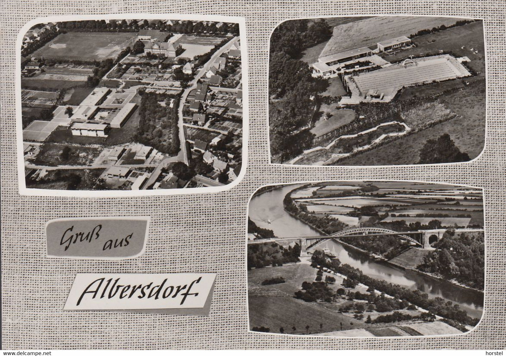 D-25767 Albersdorf - Alte Ansichten - Nord-Ostsee-Kanal-Hochbrücke - Schwimmbad - Freibad - Meldorf