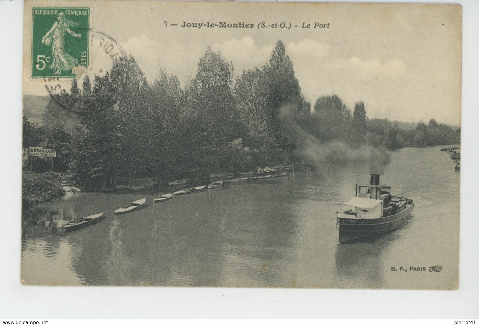 JOUY LE MOUTIER - Le Port (bateau ) - Jouy Le Moutier