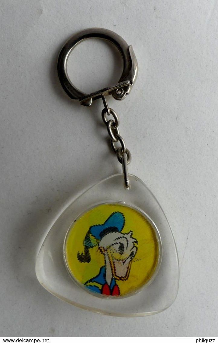 RARE PORTE CLES PUBLICITAIRE VISIOMATIC WALT DISNEY DONALD - Objets Publicitaires