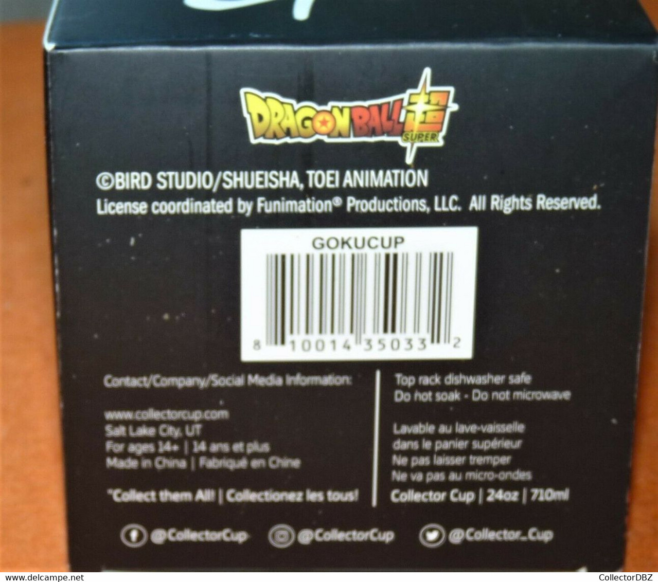 Dragon Ball Z Goku Cup Édition Limité Limited Collector Coin Pièce Officiel Neuf