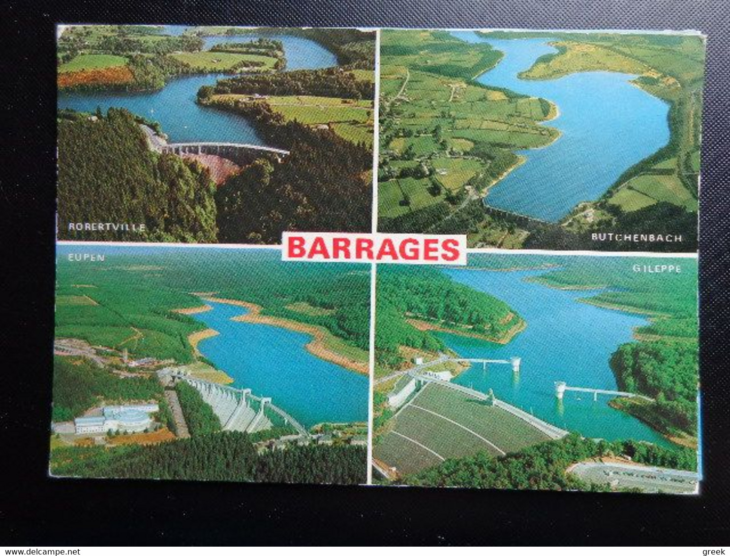 Les Barrages De La Vesdre, Gileppe - Butgenbach - Robertville Et Eupen -> Onbeschreven - Otros & Sin Clasificación