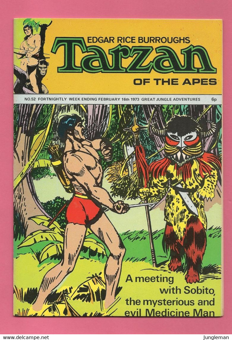 Tarzan Of The Apes - 2ème Série # 52 - Published Williams Publishing - In English - February 1973 - TBE / Neuf - Altri Editori