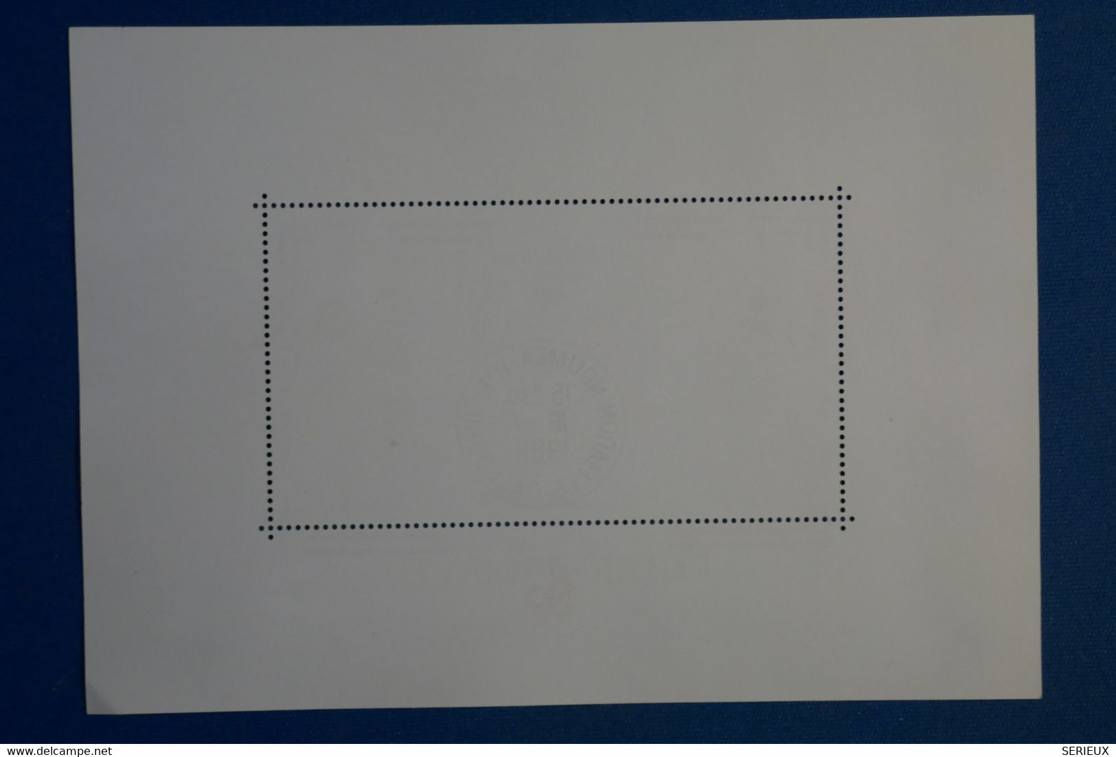 V15 NOUVELLE CALEDONIE  BLOC FEUILLET N 9   1989 OBLITERES - Blocks & Sheetlets