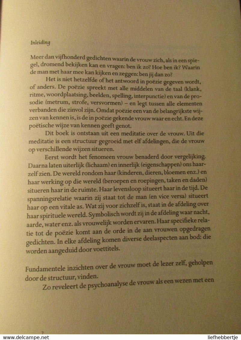 Het Geheim Dat Ik Draag - 500 Gedichten Over De Vrouw Uit De Nederlandstalige Letterkunde - 1998 - Poetry