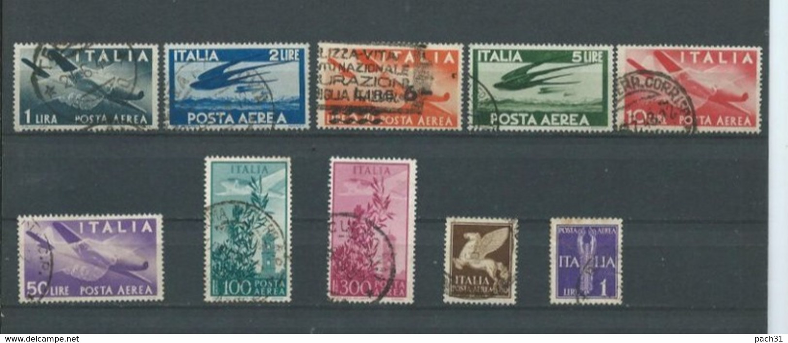 Italie   Lot De Timbres Poste Aérienne - Lotti E Collezioni