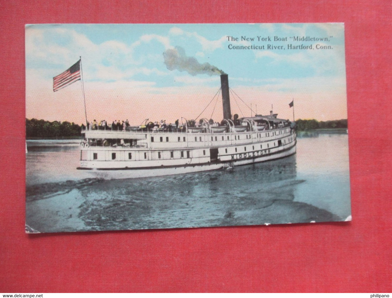 NY Boat Middletown  - Connecticut River   Hartford - Connecticut > Hartford            Ref 5015 - Hartford