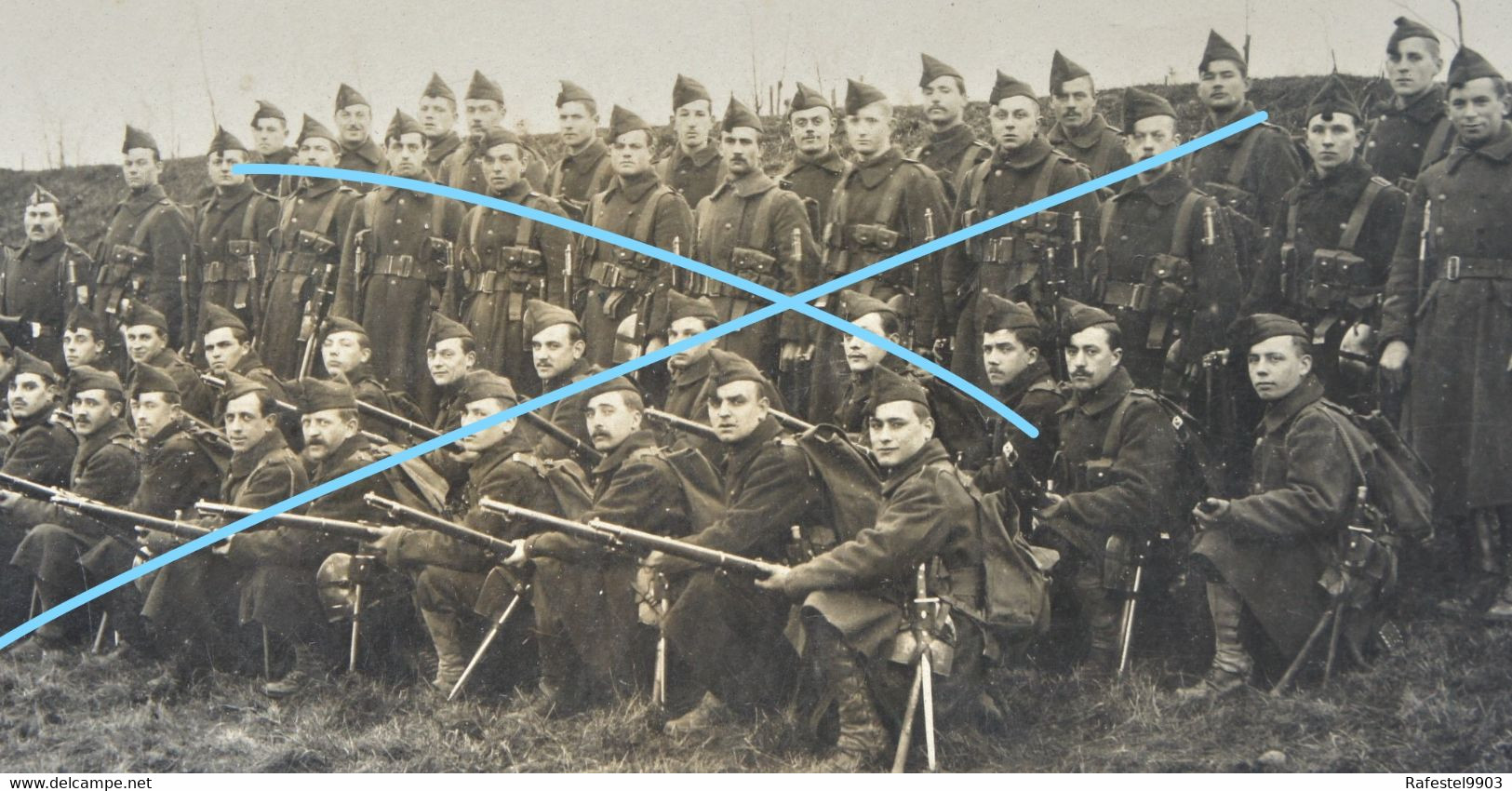 Photo ABL Infanterie Soldat Soldaat Circa1925 Uniforme Fusil Mauser Baïonnette Militaria Belgische Leger Armée Belge - Guerra, Militares