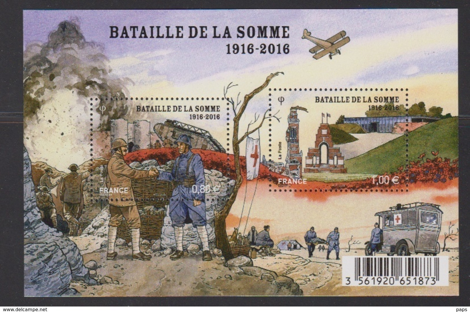 2016-N°F5075 BATAILLE DE LA SOMME** - Nuevos