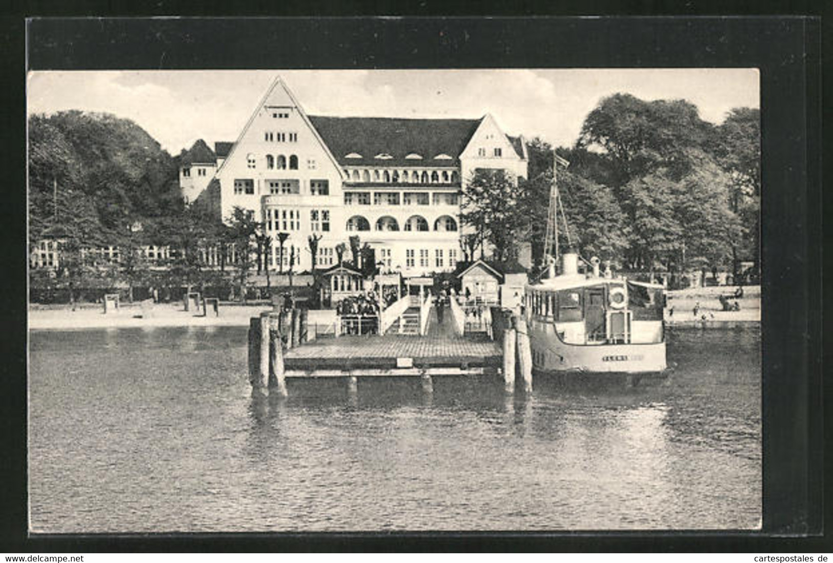 AK Glücksburg, Hotel Matthias-Claudius-Heim Mit Steg - Gluecksburg