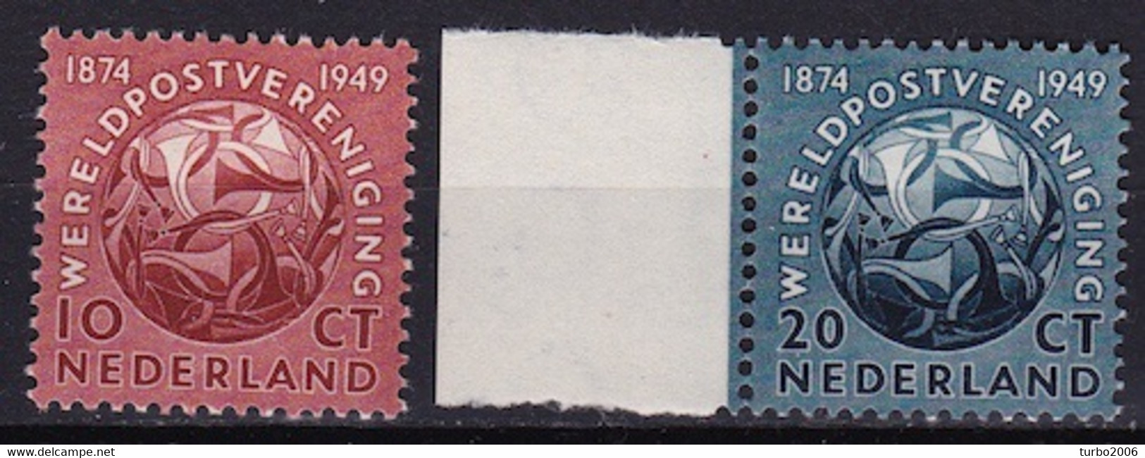 1949 75 Jaar Wereldpostvereniging UPU Postfrisse Serie NVPH 542 / 543 - Unused Stamps