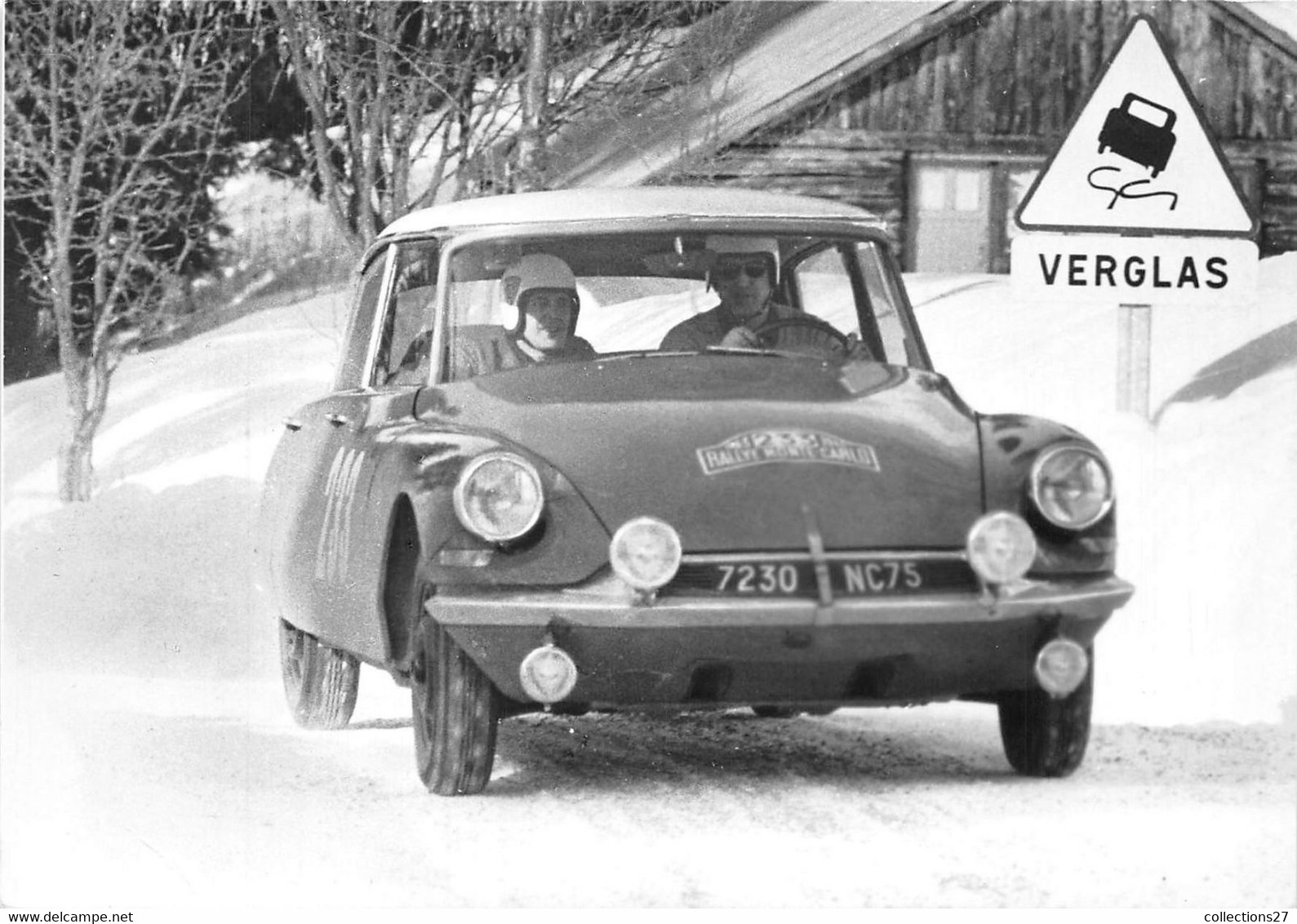 MONTE-CARLO- LE XXXII° RALLYE DE MONTE-CARLO-1963- LA DS 19 CITROEN DES FINLANDAIS TOIVONEN-JARVI- - Monte-Carlo