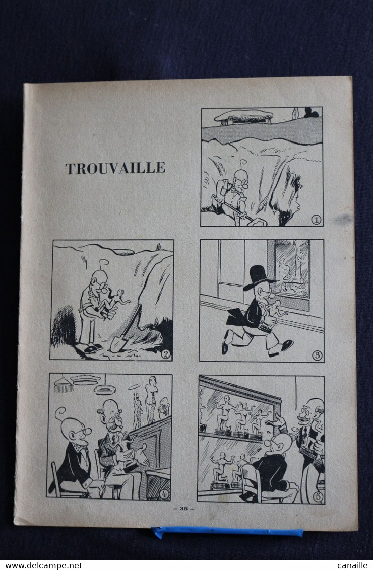 D-H-8 / Pour Connaître Les Nouvelles Oeuvres Du Professeur Nimbus " Imprimées Par Georges Lang-1937 Paris -Recto-Verso - Planches Et Dessins - Originaux