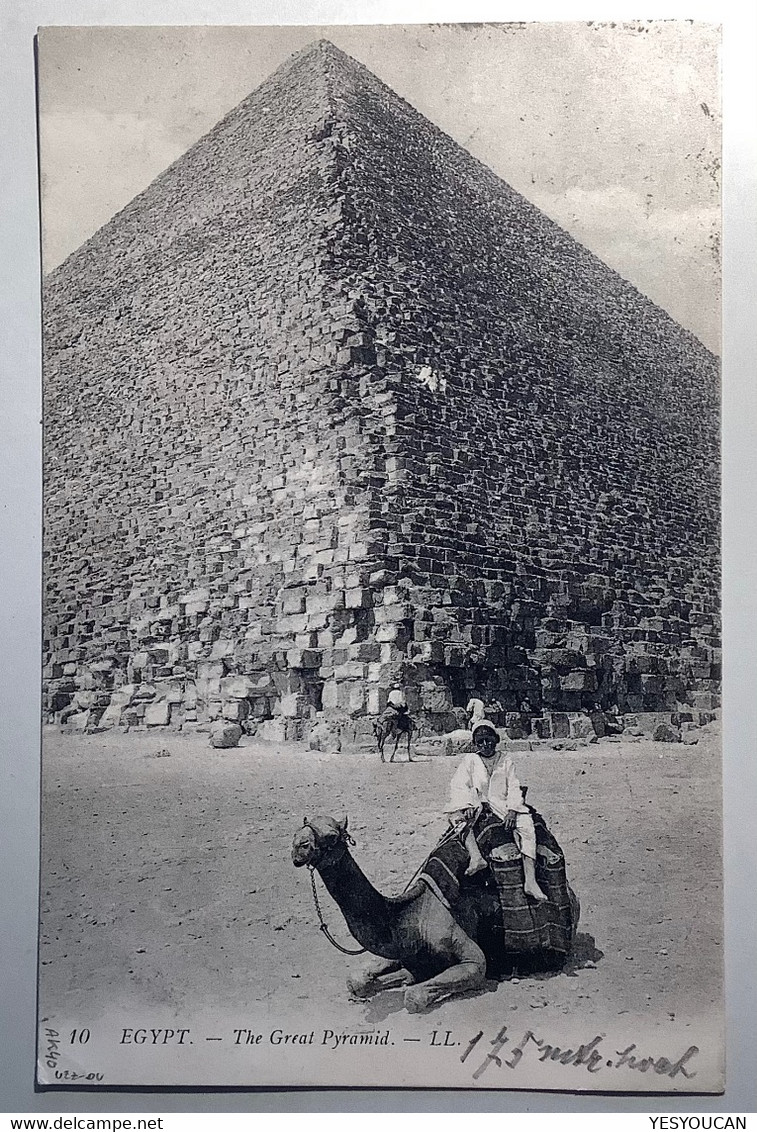 SEMIRAMIS OE LLYOD 1910: RARE SHIP MAIL Egypt-Österreich(cover Schiffpost Mixte Paradise Queen Water Garden Mythology - 1866-1914 Khédivat D'Égypte