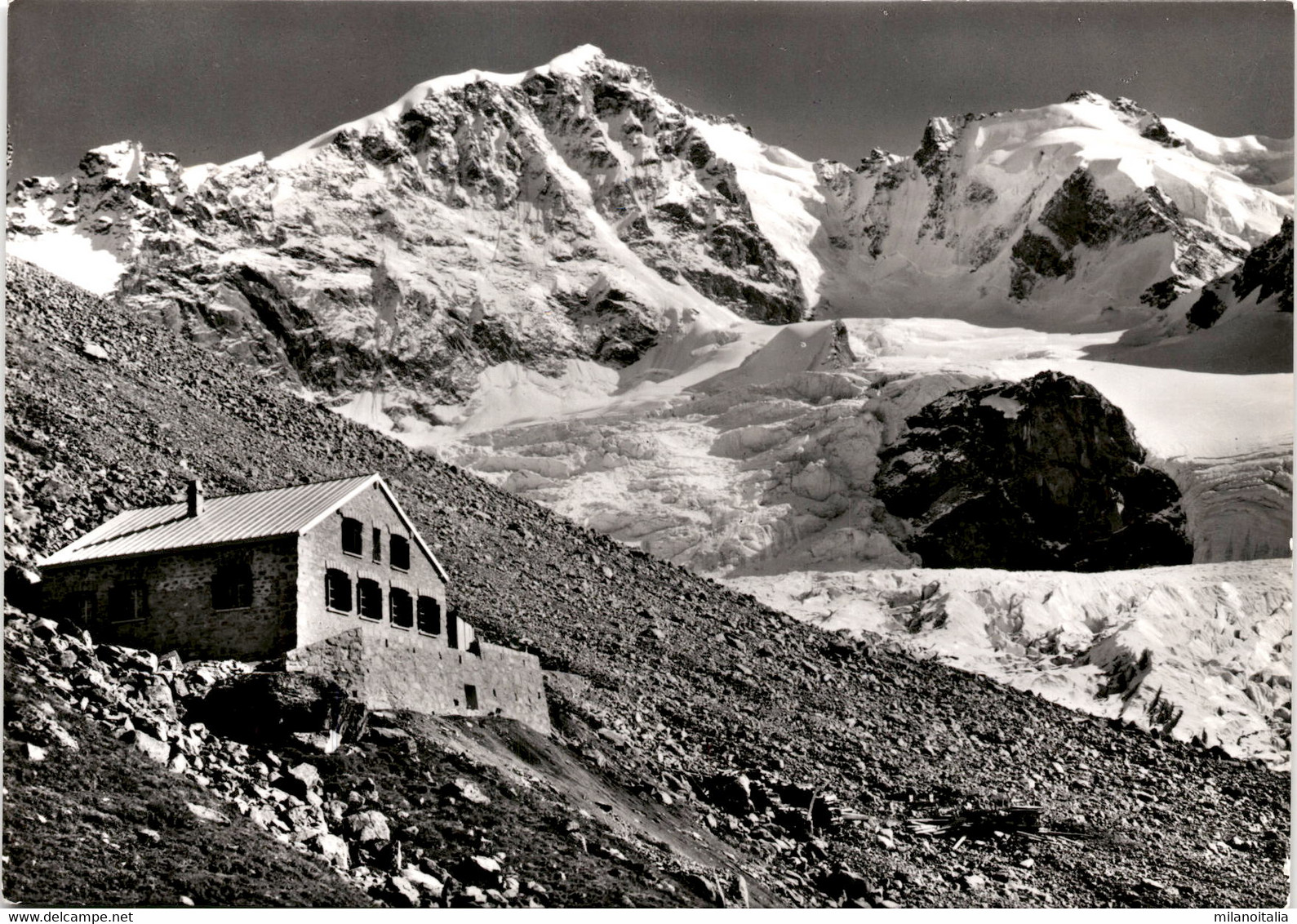 Tschiervahütte Mit Piz Bernina (1130) * 4. 7. 1961 - Tschierv