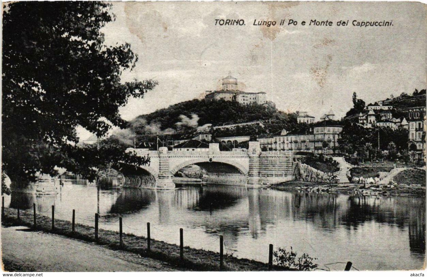 CPA AK TORINO Lungo Il Po E Monte Del Cappuccini ITALY (540319) - Bruggen