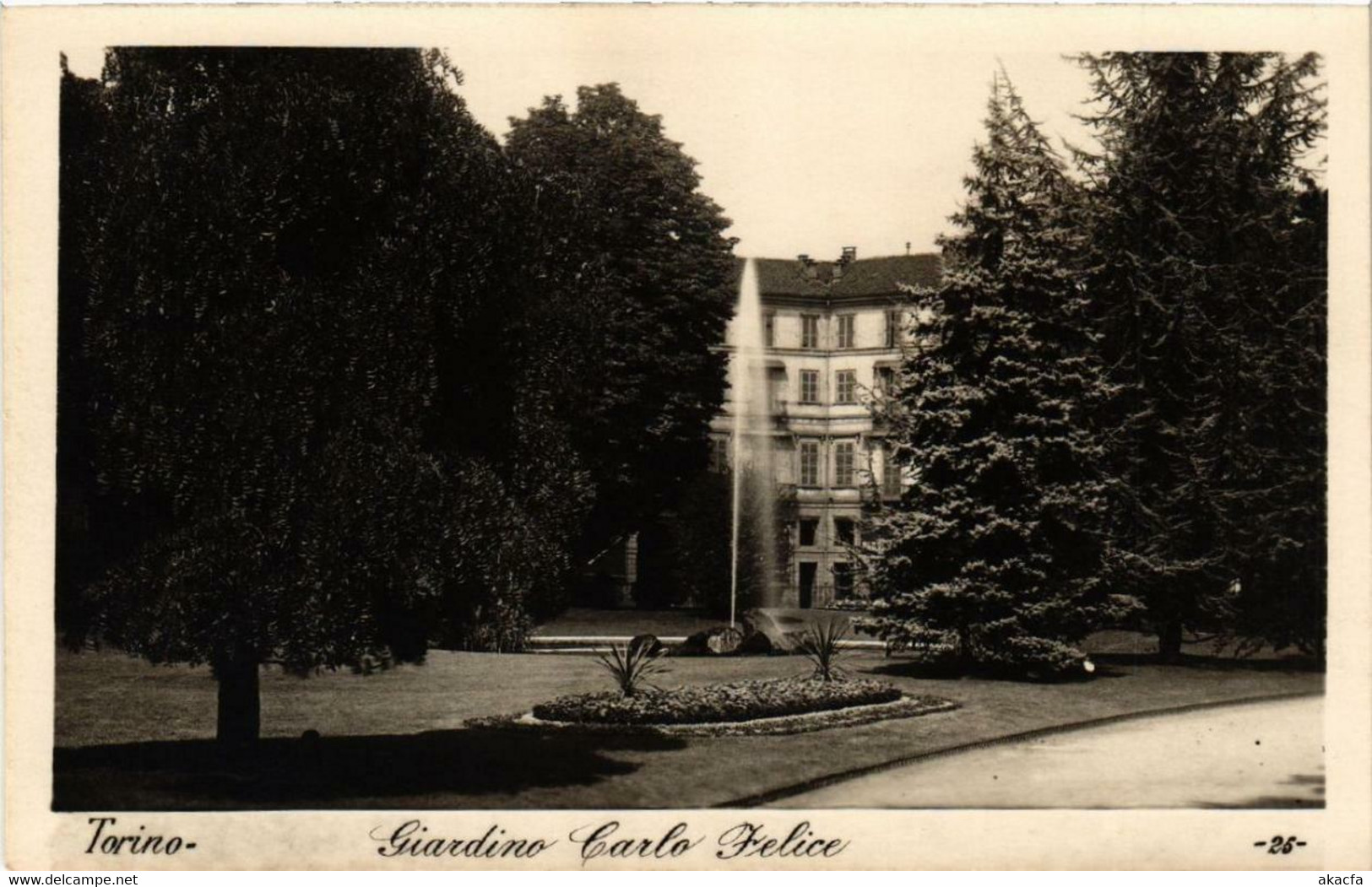 CPA AK TORINO Giardino Carlo Felice ITALY (540365) - Parks & Gärten