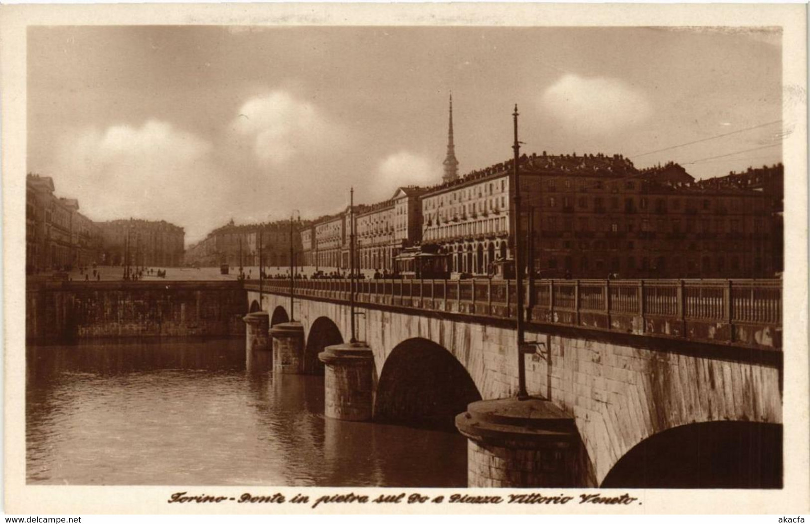 CPA AK TORINO Ponte In Pietra Sul Po ITALY (540444) - Ponts