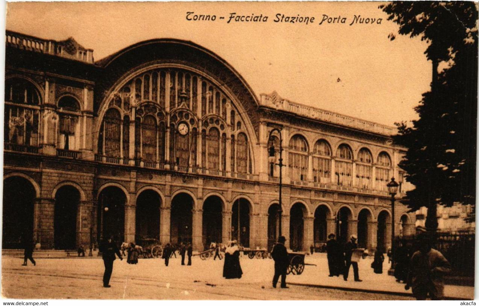 CPA AK TORINO Facciata Stazione Porta Nuova ITALY (540519) - Stazione Porta Nuova