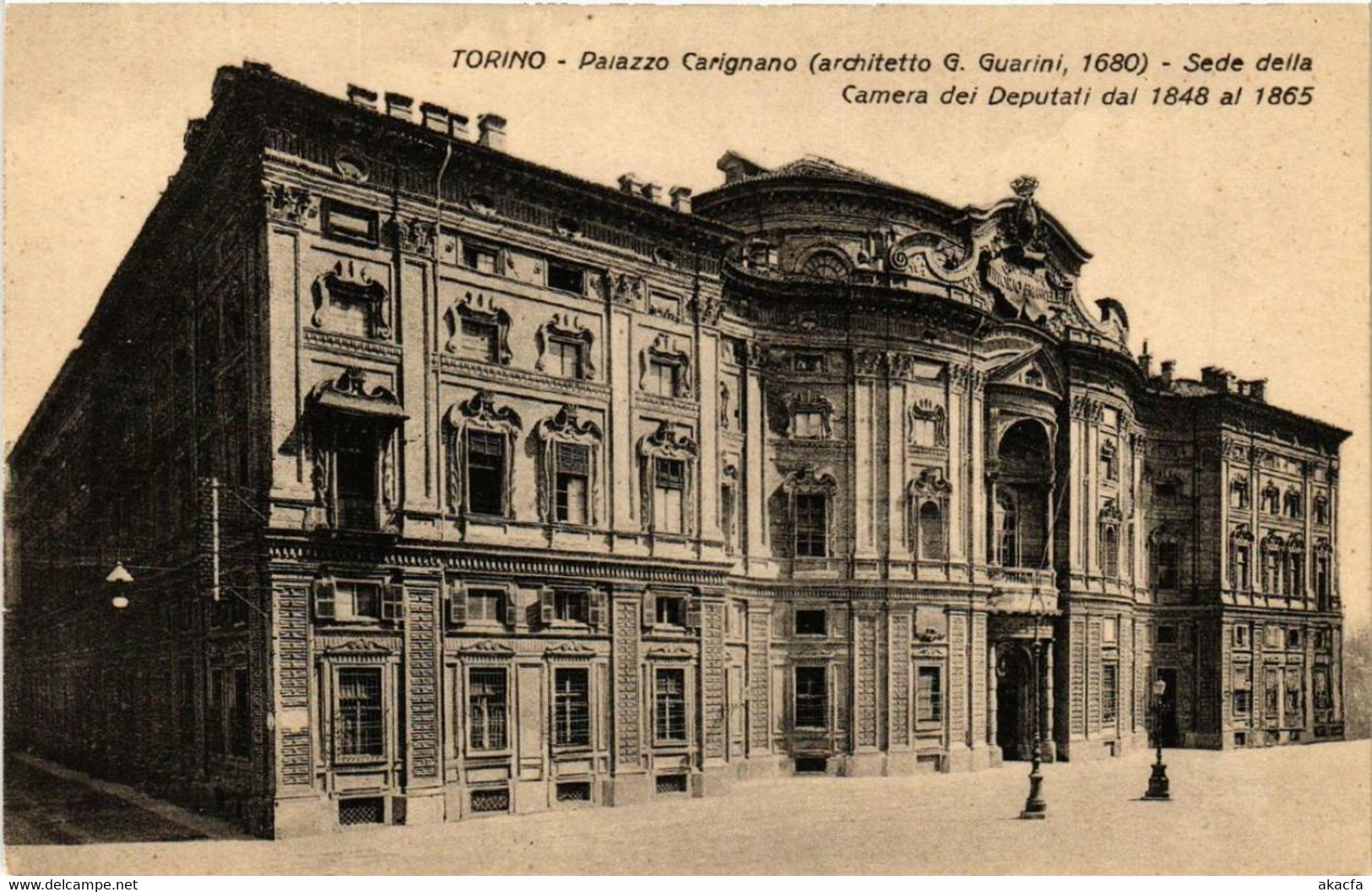 CPA AK TORINO Palazzo Carignano ITALY (540737) - Palazzo Carignano