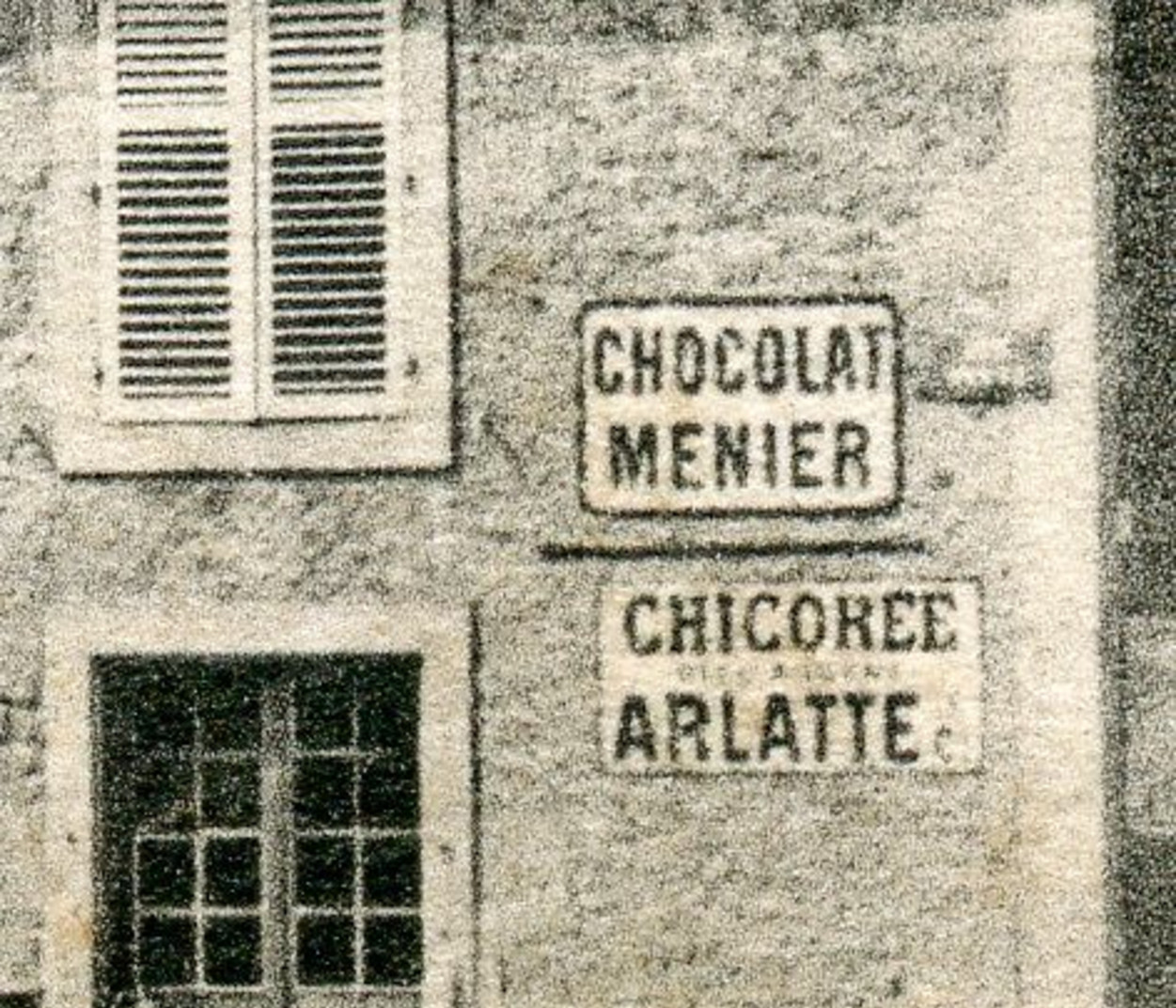 Meuse ( 55 ) Lérouville . Route De Chonville .( Publicité Au Mur Chocolat Menier, Chicorée Arlatte ) - Lerouville