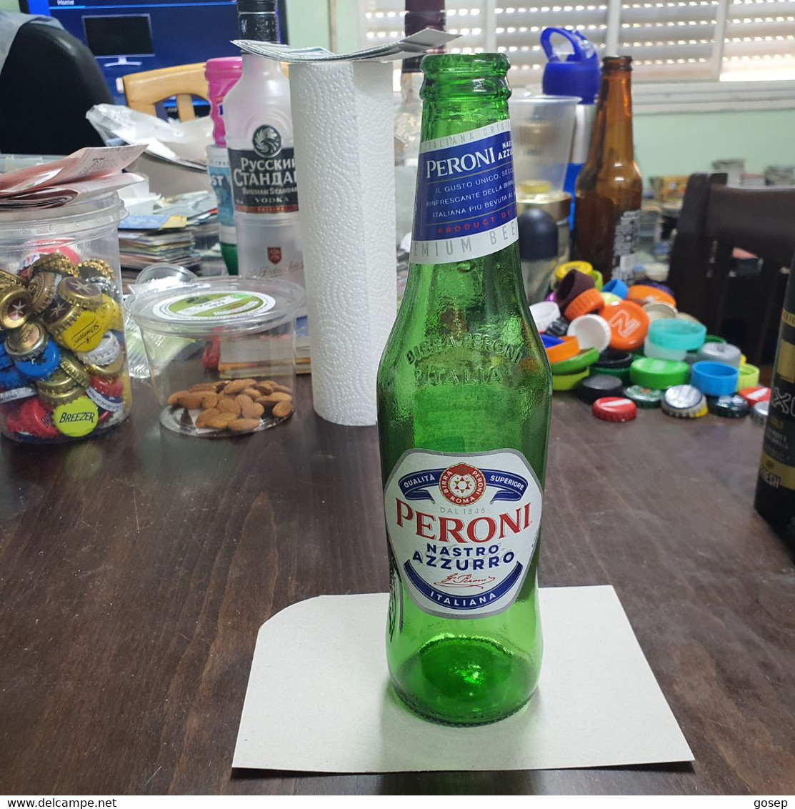 ItALIA-RERONI-NASTRO AZZURRO-beer-()-used Bottle - Beer