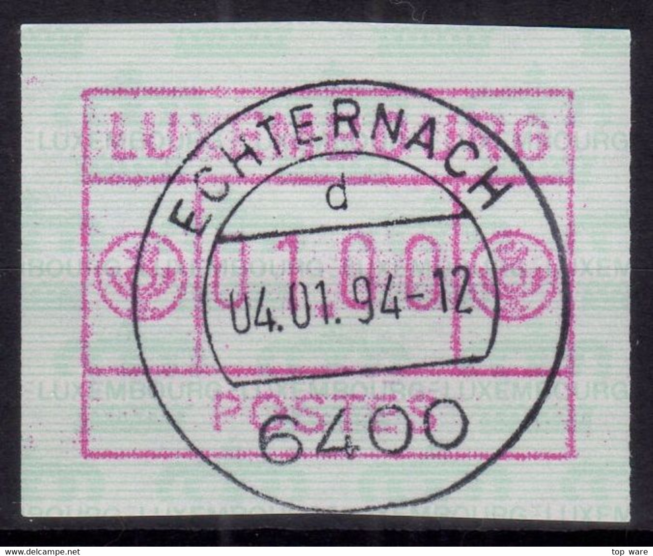 Luxemburg Luxembourg Timbres ATM 1-3 / Frama Automatenmarken Komplett Vollstempel Vom Standort Etiquetas Automatici - Automatenmarken