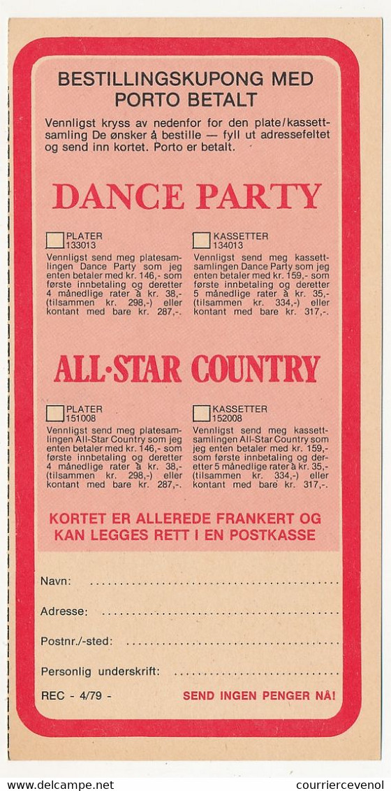 NORVEGE - Entier Publicitaire (Lettre) Oslo 1983 -  "Det Beste" - Voir Le Scan - Interi Postali