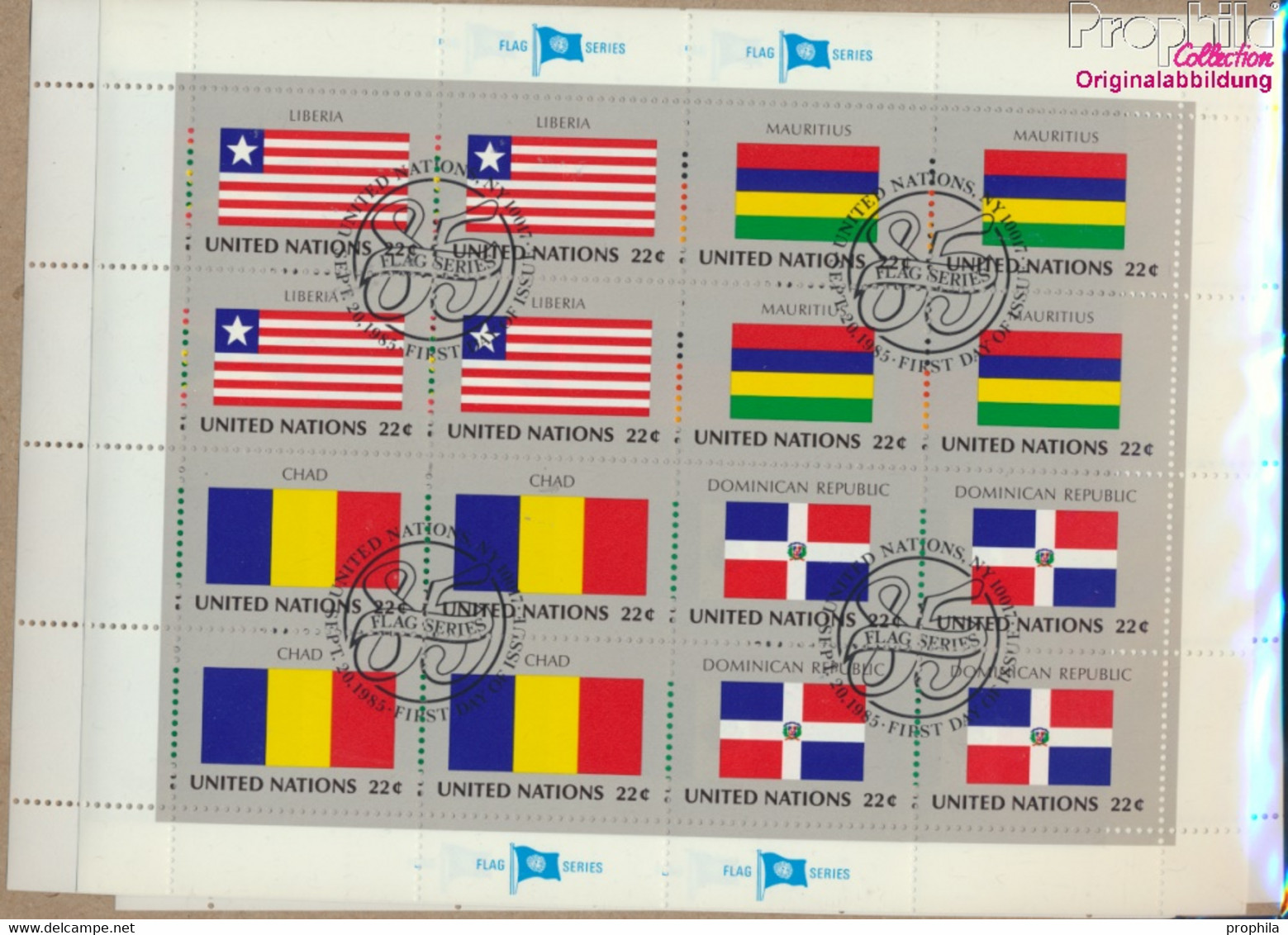 UNO - New York 472Klb-484Klb Kleinbogen (kompl.Ausg.) Gestempelt 1985 Mitgliedsstaaten (9624694 - Used Stamps