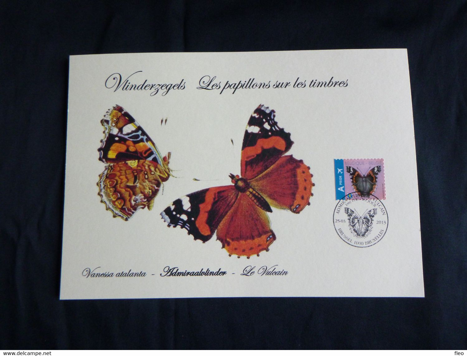 BELG.2013 4321 & 4322 FDC MCARDS : Vlinders - Papillons - 2011-2014