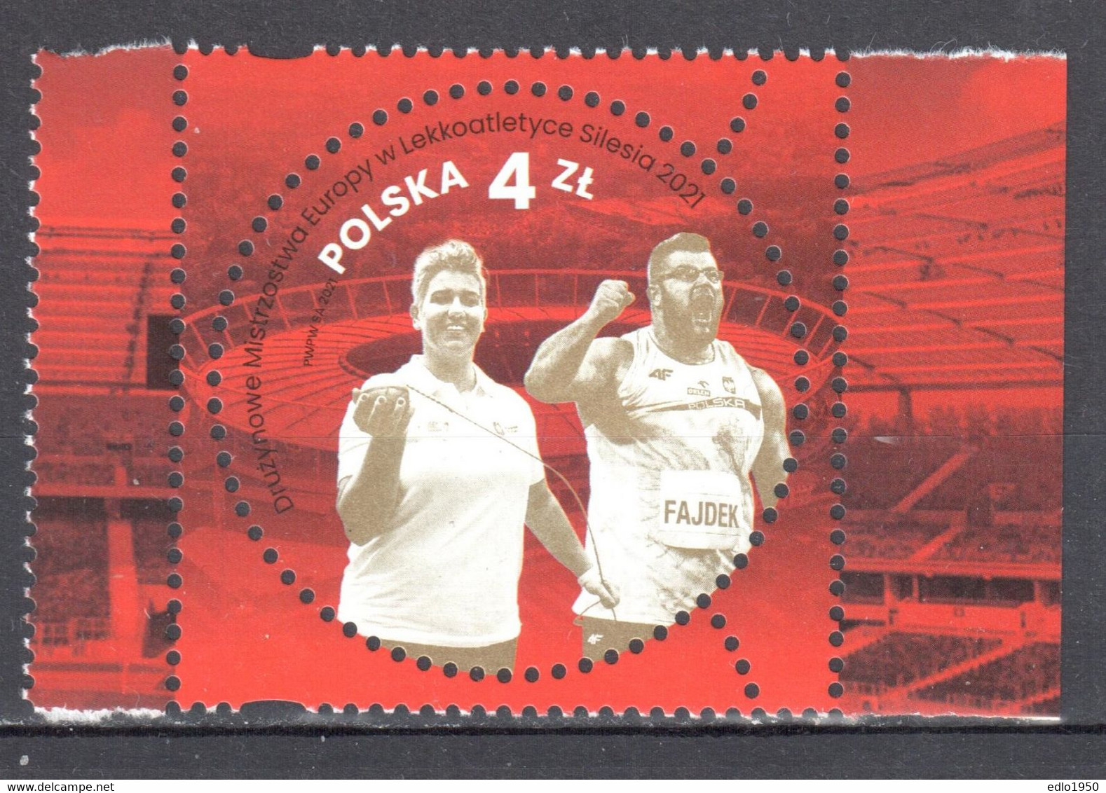 Poland 2021 - European Athletics Team Championships - Mi.5304 - MNH(**) - Ongebruikt