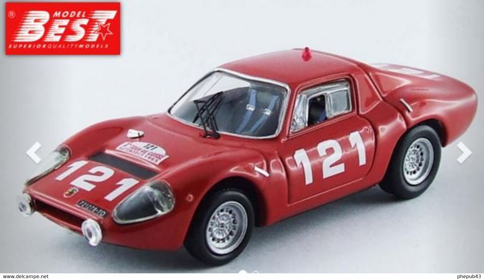 Abarth OT 1300 - Jo Schlesser/Claude Ballot Lena - Tour Corse 1965 #121 - Best - Best Model