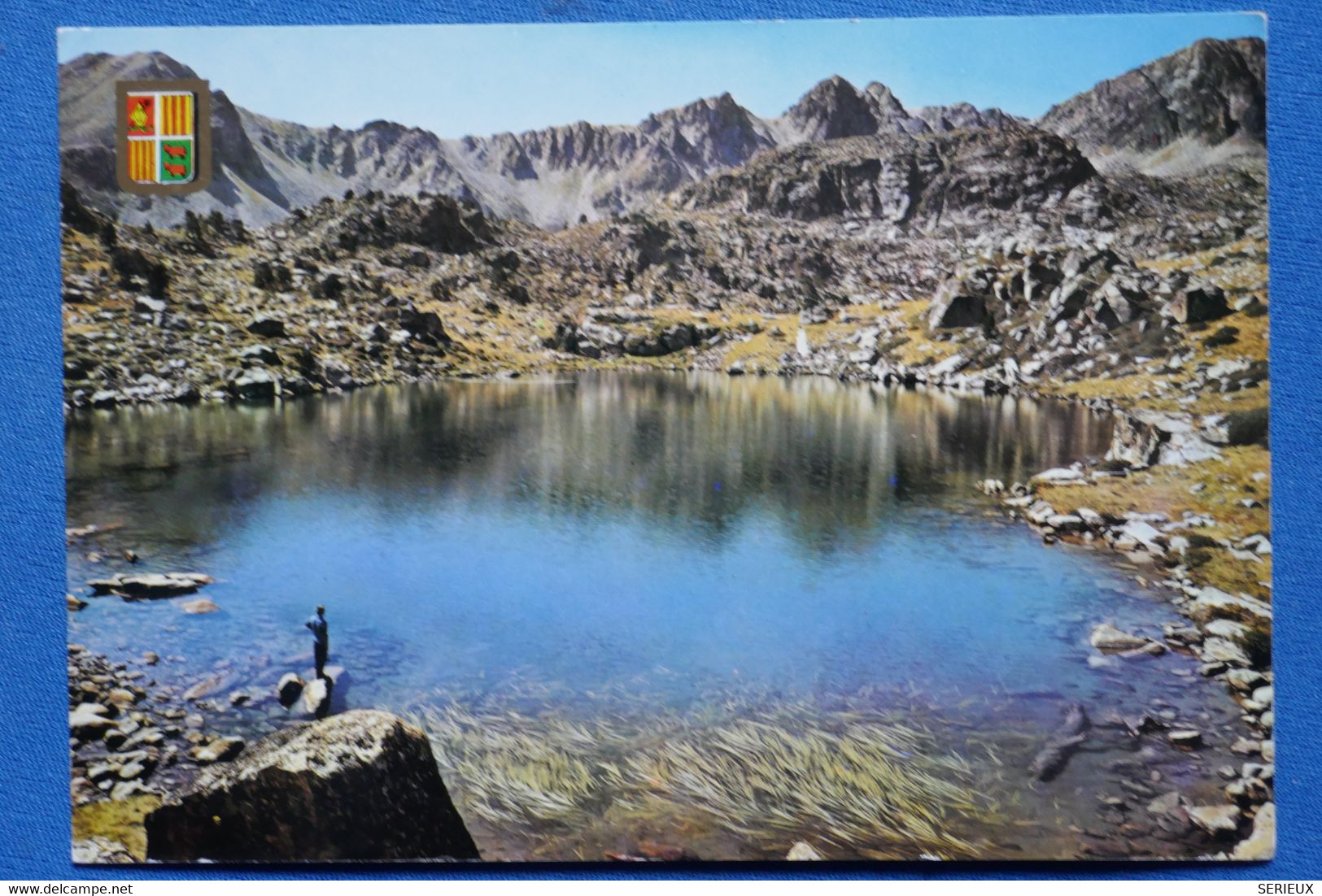 I 2  ANDORRE BELLE  CARTE   1964 ANDORRE   A  ORLEANS  FRANCE+ VALLS LAC DES PESSONS + AFFRANCH. PLAISANT - Brieven En Documenten