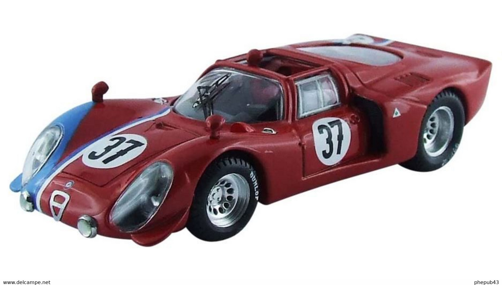 Alfa Romeo 33.2 - Gosselin/Trosch - Test Le Mans 1968 #37 - Best Model - Best Model