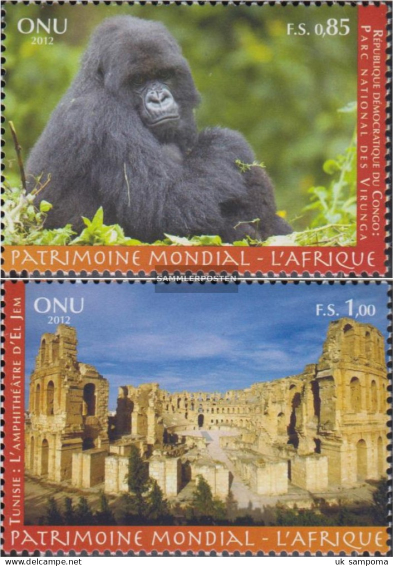 UN - Geneva 797-798 (complete Issue) Unmounted Mint / Never Hinged 2012 UNESCO Welterbe Africa - Nuovi